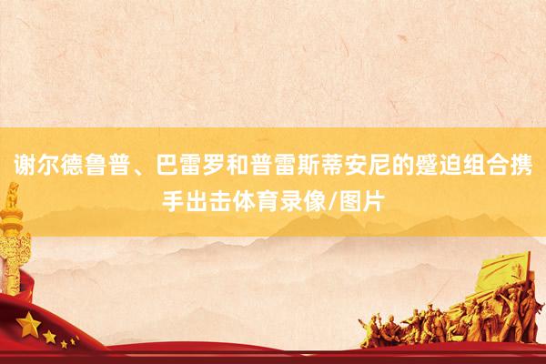 谢尔德鲁普、巴雷罗和普雷斯蒂安尼的蹙迫组合携手出击体育录像/图片