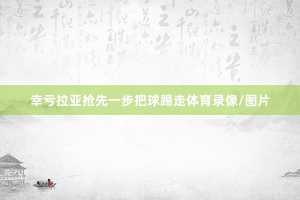 幸亏拉亚抢先一步把球踢走体育录像/图片